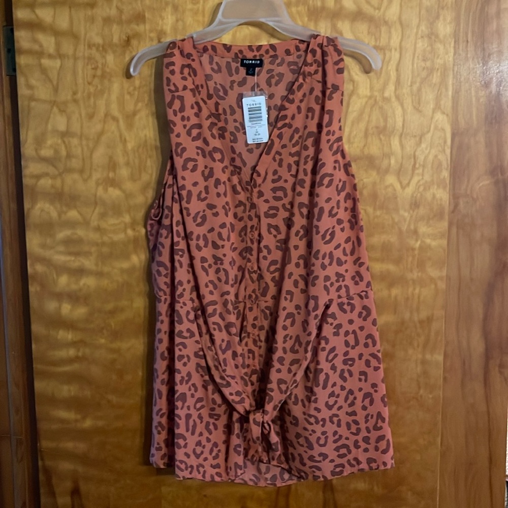 Tie Front Blouse 🍊